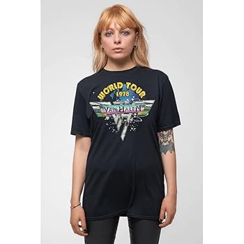Amazon | Van Halen T Shirt World Tour 78 Full Colour Band